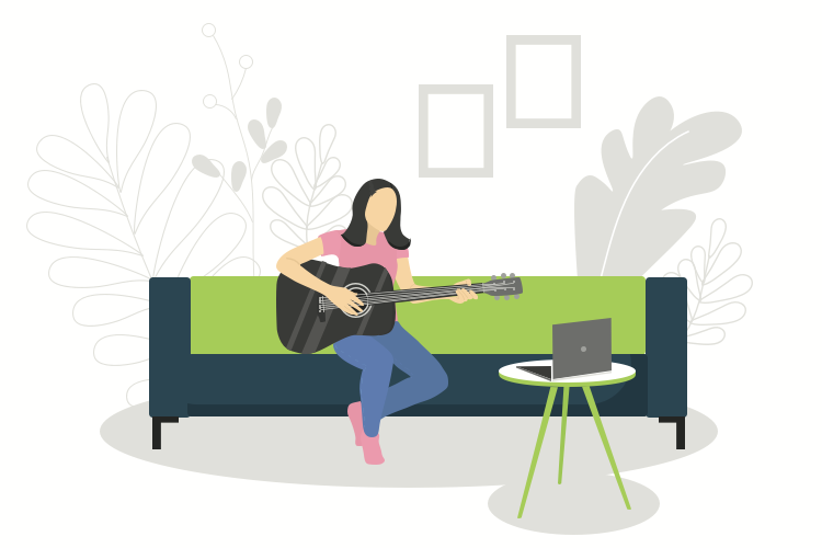 Engaging students through songwriting remotely