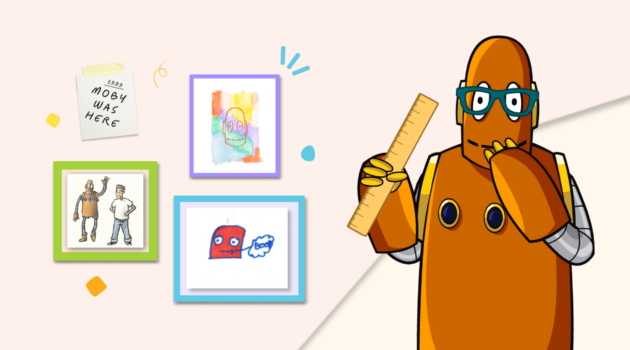 BrainPOP teacher moby and picture frames